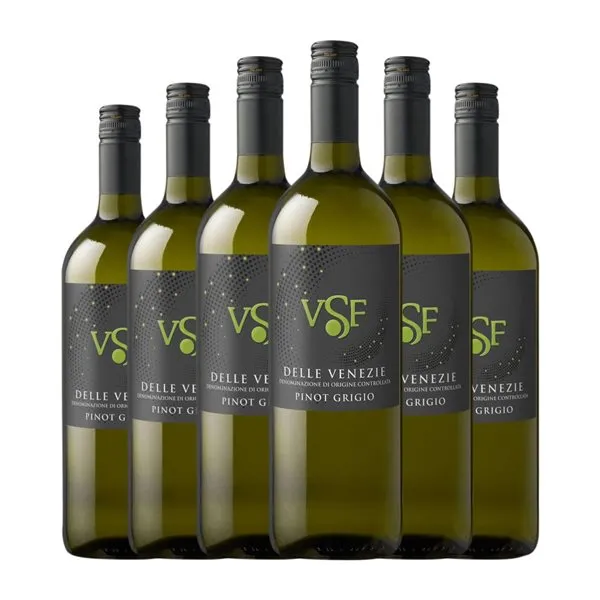 Villa Santa Flavia Pinot Gris Venezia 1 L Vino Blanco (Caja de 6 unidades)
