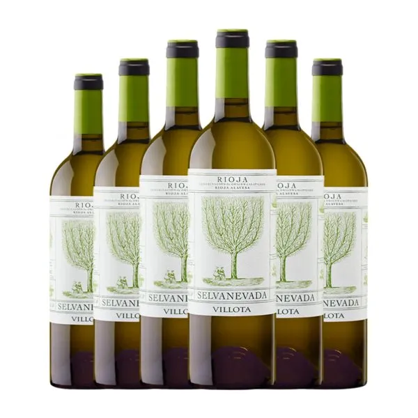 Villota Selvanevada Rioja 75 cl Vino Blanco (Caja de 6 unidades)