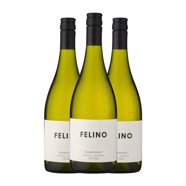 Vina Cobos Felino Chardonnay Mendoza 75 cl Vino Blanco (Caja de 3 unidades)
