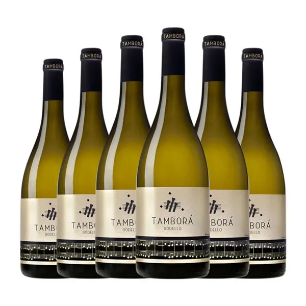 Viña Costeira Tamborá Godello Ribeiro 75 cl Vino Blanco (Caja de 6 unidades)