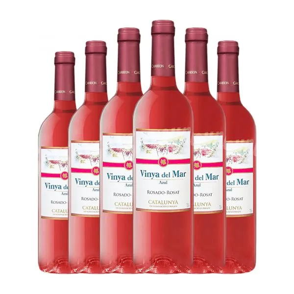 Viña del Mar Catalunya 75 cl Vino Rosado (Caja de 6 unidades)