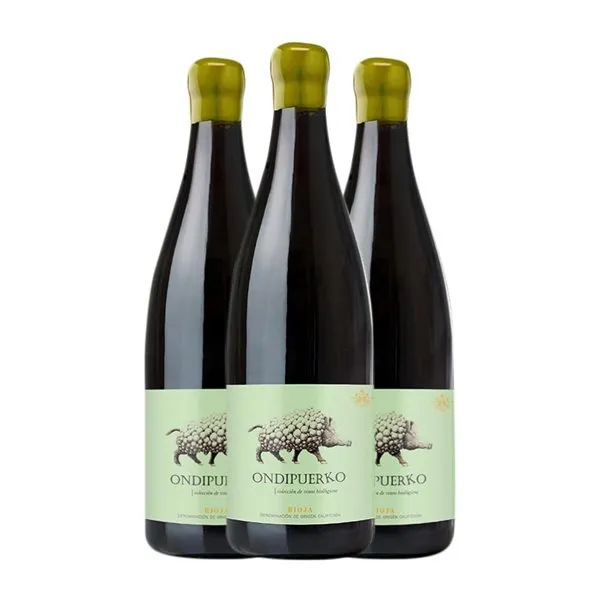 Vinícola Real Ondipuerko Rioja 75 cl Vino Blanco (Caja de 3 unidades)