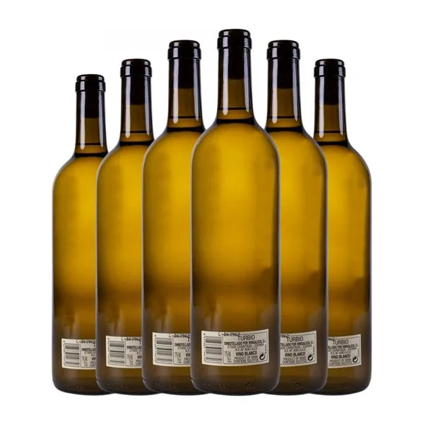 Vinigalicia Vino Turbio 75 cl Vino Blanco (Caja de 6 unidades)