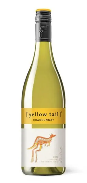 'Vino Blanco Yellow Tail Chardonnay'