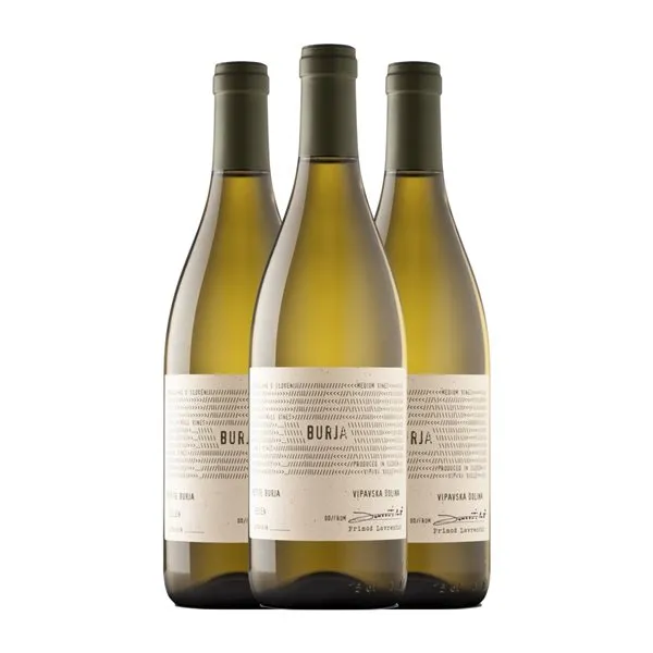 Vino Naranja Burja Zelen Primorska Goriška Brda Organic — Ecológico 75 cl Vino Naranja (Caja de 3 unidades)
