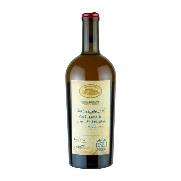 Vino Naranja Tchotiashvili Chitistvala Kakheti Organic — Ecológico 75 cl Vino Naranja