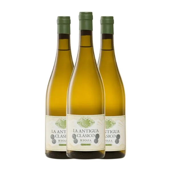Vinos del Atlántico La Antigua Rioja Clásico 75 cl Vino Blanco (Caja de 3 unidades)