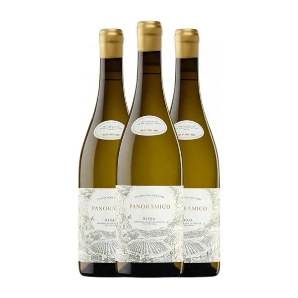 Vinos del Panorámico Rioja 75 cl Vino Blanco (Caja de 3 unidades)