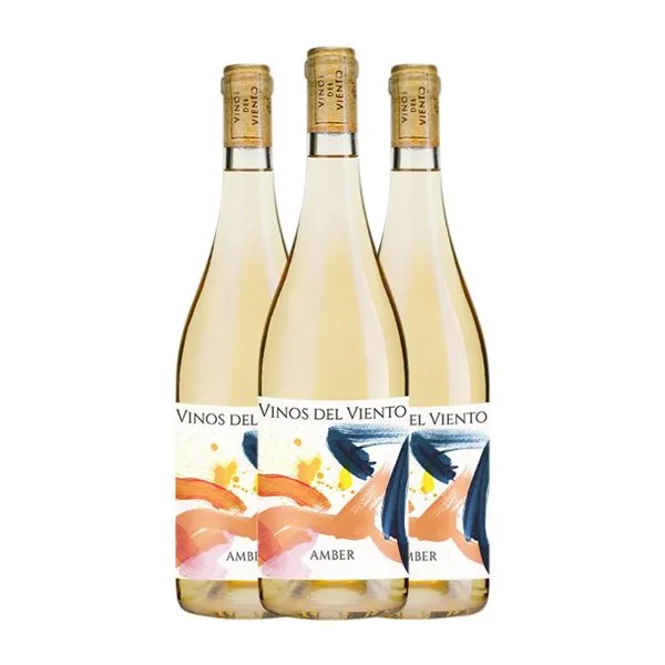 Vinos del Viento Amber Moscatel 75 cl Vino Blanco (Caja de 3 unidades)