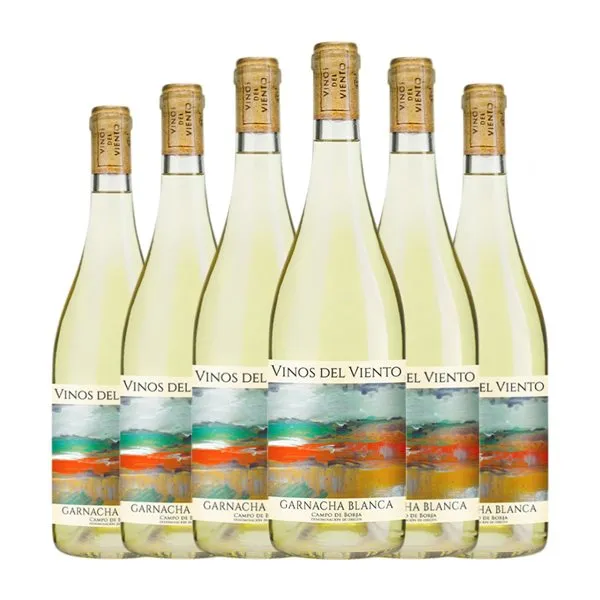 Vinos del Viento Garnacha Campo de Borja 75 cl Vino Blanco (Caja de 6 unidades)