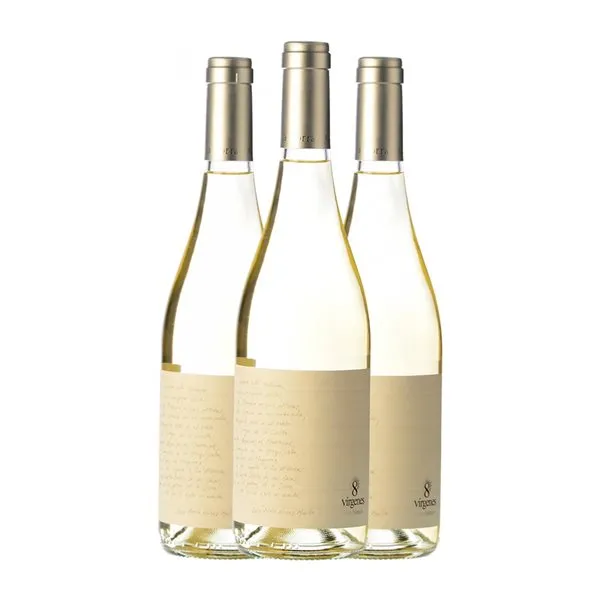 Vinos La Zorra 8 Vírgenes Serranas Vino de Calidad Sierra de Salamanca Crianza 75 cl Vino Blanco (Caja de 6 unidades)
