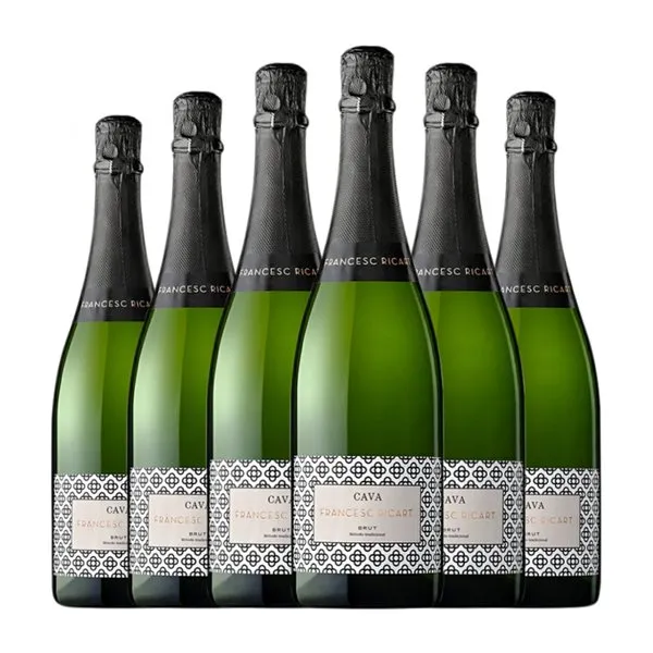Vintae Francesc Ricart Brut Cava 75 cl Espumoso Blanco (Caja de 6 unidades)