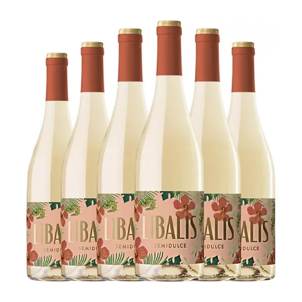 Vintae Libalis Semiseco Rioja 75 cl Vino Blanco (Caja de 6 unidades)