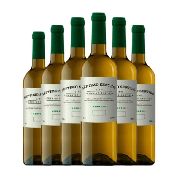 Vintae Séptimo Sentido Verdejo Vino de la Tierra de Castilla 75 cl Vino Blanco (Caja de 6 unidades)