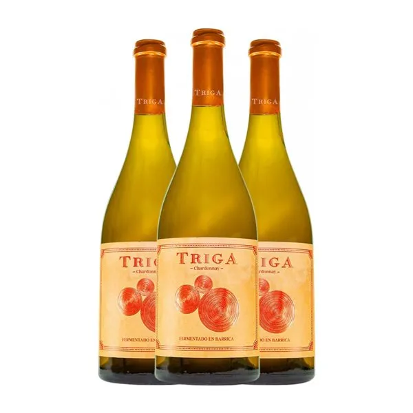 Volver Triga Chardonnay Alicante Crianza 75 cl Vino Blanco (Caja de 3 unidades)