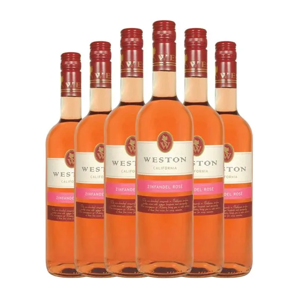 Westen Estate Weston Zinfandel California Rosé — Rosado 75 cl Vino Rosado (Caja de 6 unidades)