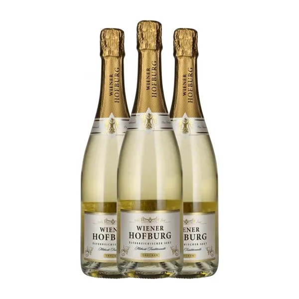 Wiener Hofburg Chardonnay Trocken — Seco 75 cl Espumoso Blanco (Caja de 3 unidades)