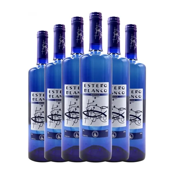 Williams & Humbert Estero Semiseco Vino de la Tierra de Cádiz 75 cl Vino Blanco (Caja de 6 unidades)