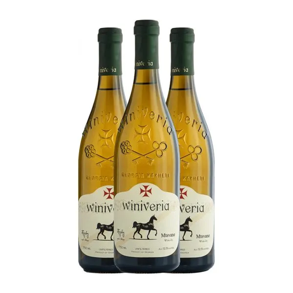 Winiveria Mtsvane Kakheti Organic — Ecológico 75 cl Vino Blanco (Caja de 3 unidades)