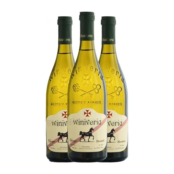 Winiveria Rkatsiteli Kakheti Organic — Ecológico 75 cl Vino Blanco (Caja de 3 unidades)