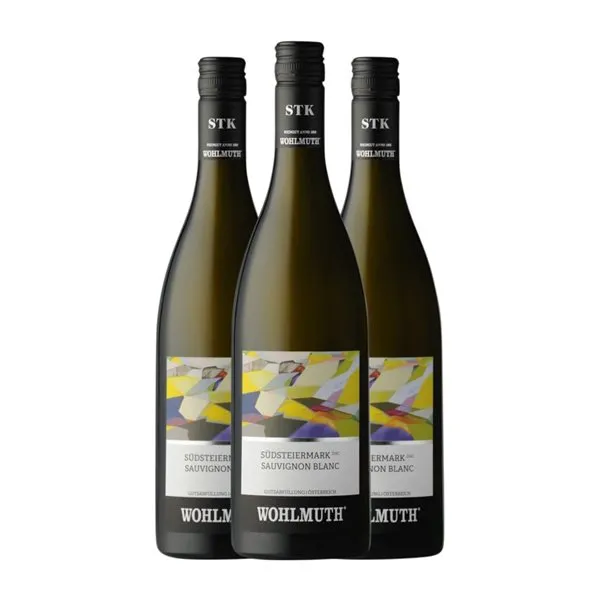 Wohlmuth Sauvignon Trocken — Seco Südsteiermark Klassisch — Clásico 75 cl Vino Blanco (Caja de 3 unidades)