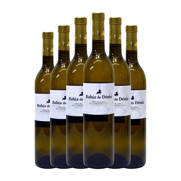 Xaló Bahía de Denia Moscatel Alicante 75 cl Vino Blanco (Caja de 6 unidades)