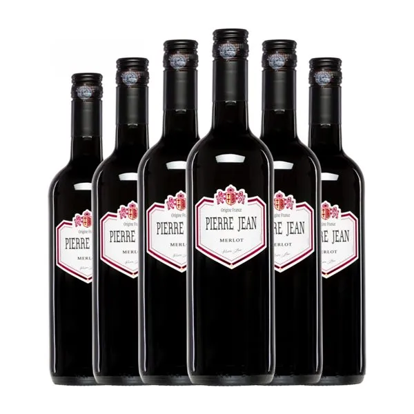 Yvon Mau Pierre Jean Merlot Seco Languedoc 75 cl Vino Tinto (Caja de 6 unidades)