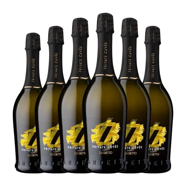 Zardetto Brut Prosecco Cuvée, Colección Privada 75 cl Espumoso Blanco (Caja de 6 unidades)